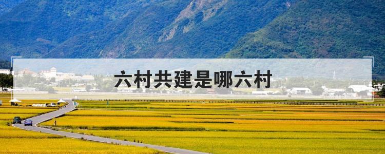 六村共建是哪六村