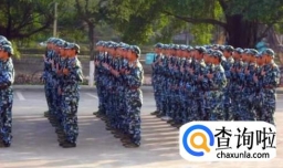 中学生军训前的准备