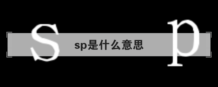 sp是什么意思