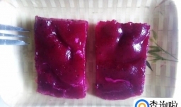 自做的双色糕点的做法