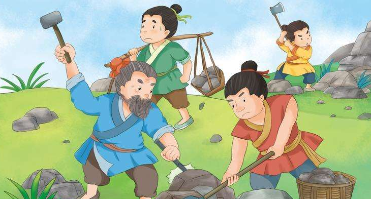 愚公移山的故事主要讲了什么