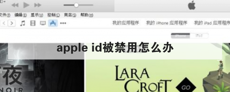 apple id被禁用怎么办br