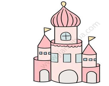 城堡简笔画