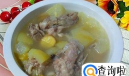 排骨的懒人做法——冬瓜清炖排骨