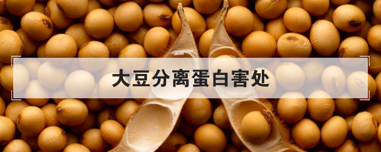 大豆分离蛋白害处