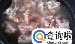 白菜炖排骨的做法