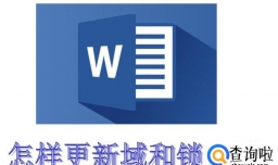 word中怎样更新域和锁定域