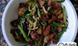 青蒜炒肉的家常做法