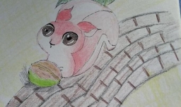 彩铅画小狐狸的画法