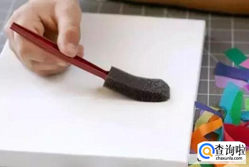 揭粘性纸有技巧