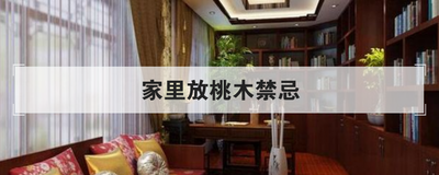 家里放桃木禁忌