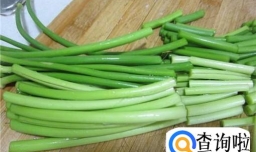 凉拌蒜苔的做法