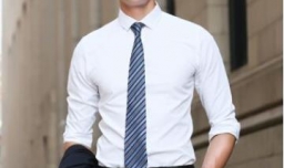 男士白色衬衫搭配什么裤子