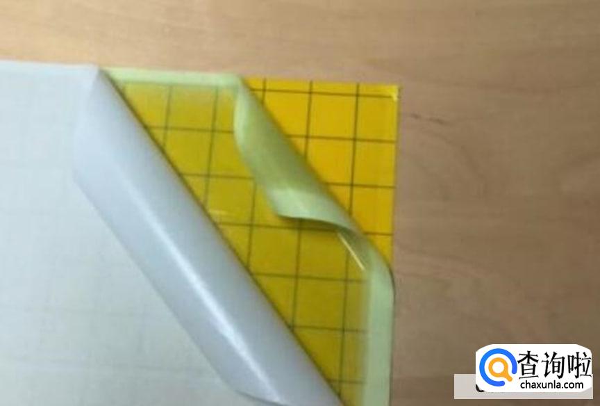 揭粘性纸有技巧