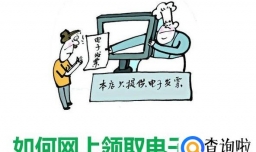 如何网上领取电子发票