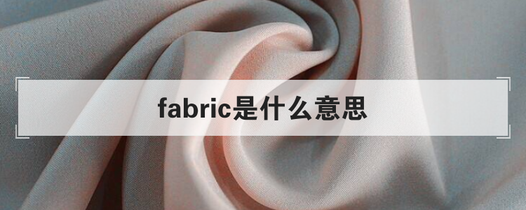 fabric是什么意思
