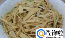 家常凉拌干豆皮