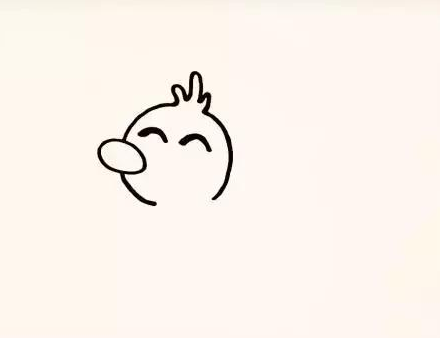 小鸭子简笔画