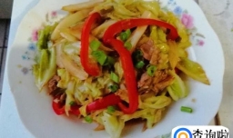 怎么做醋炝甘蓝炒肉？