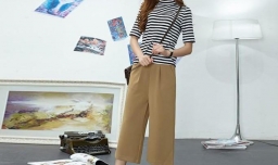 阔腿裤怎么搭配上衣和鞋子