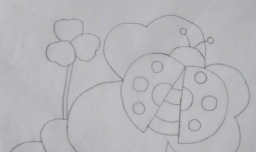 简笔画七星瓢虫的画法