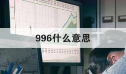 996什么意思