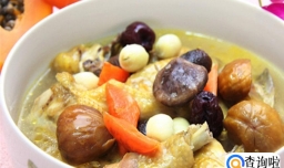 椰子栗子煲鸡汤做法有哪些