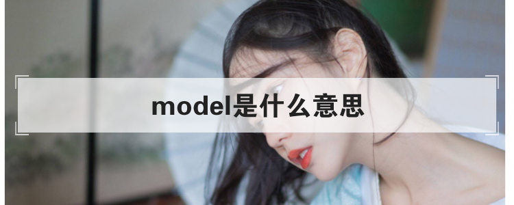 model是什么意思