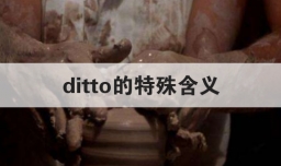 ditto的特殊含义