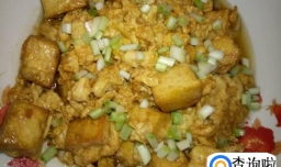 家常蛋包豆腐的做法