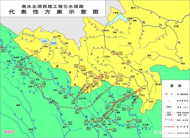 南水北调从哪里到哪里