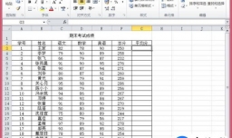 excel计算平均分及格率优秀率