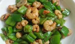 虾仁炒青椒的家常做法