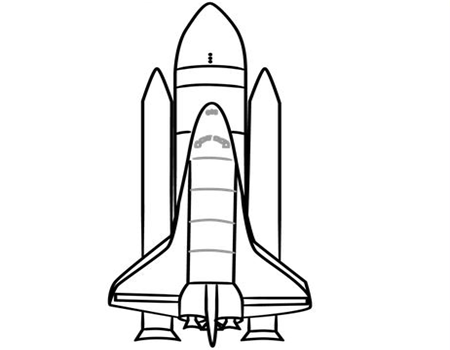 宇宙飞船简笔画