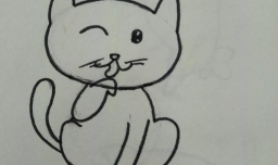 简笔画猫猫的画法