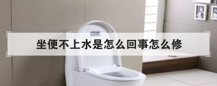 坐便不上水是怎么回事怎么修