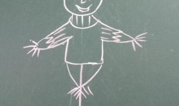 儿童简笔画稻草人怎么画