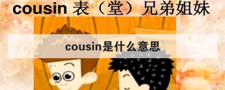 cousin是什么意思