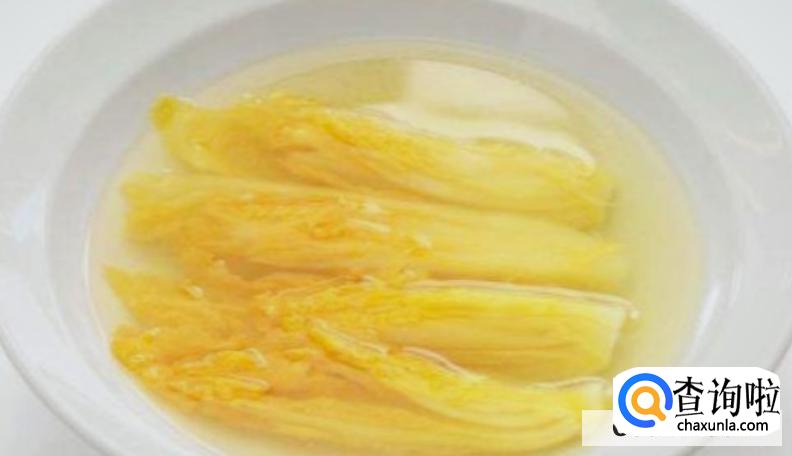 开水白菜的做法