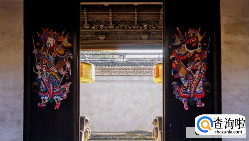 秦叔宝门神怎么贴才正确