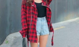 格子外套如何搭配