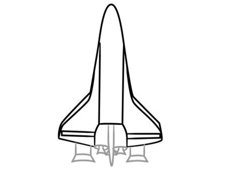 宇宙飞船简笔画