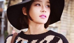 戴帽子的发型扎法