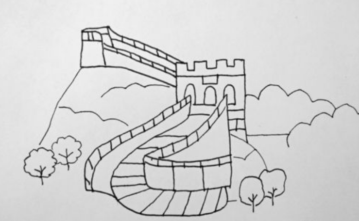 长城简笔画