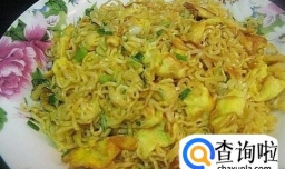 好吃的炒方便面