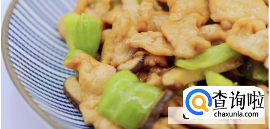 香菇炒肉的做法