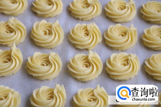 曲奇饼干的配料和做法