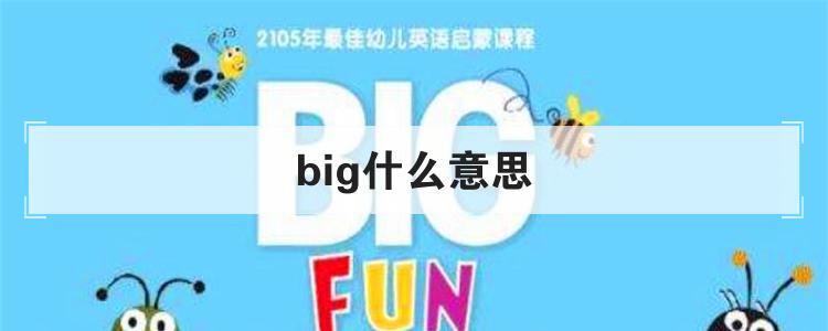big什么意思