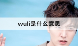 wuli是什么意思