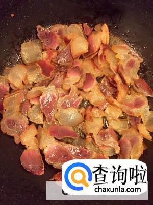 青蒜炒腊肉